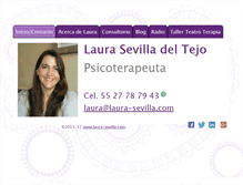 Tablet Screenshot of laura-sevilla.com